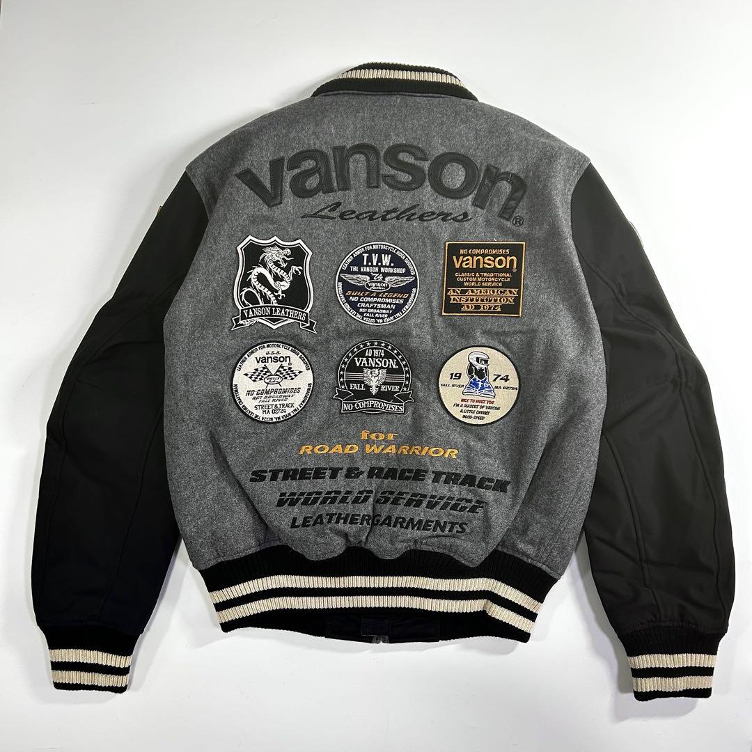 VANSON VS25107W AWARD JACKET ジャケット スタジャン - メルカリ