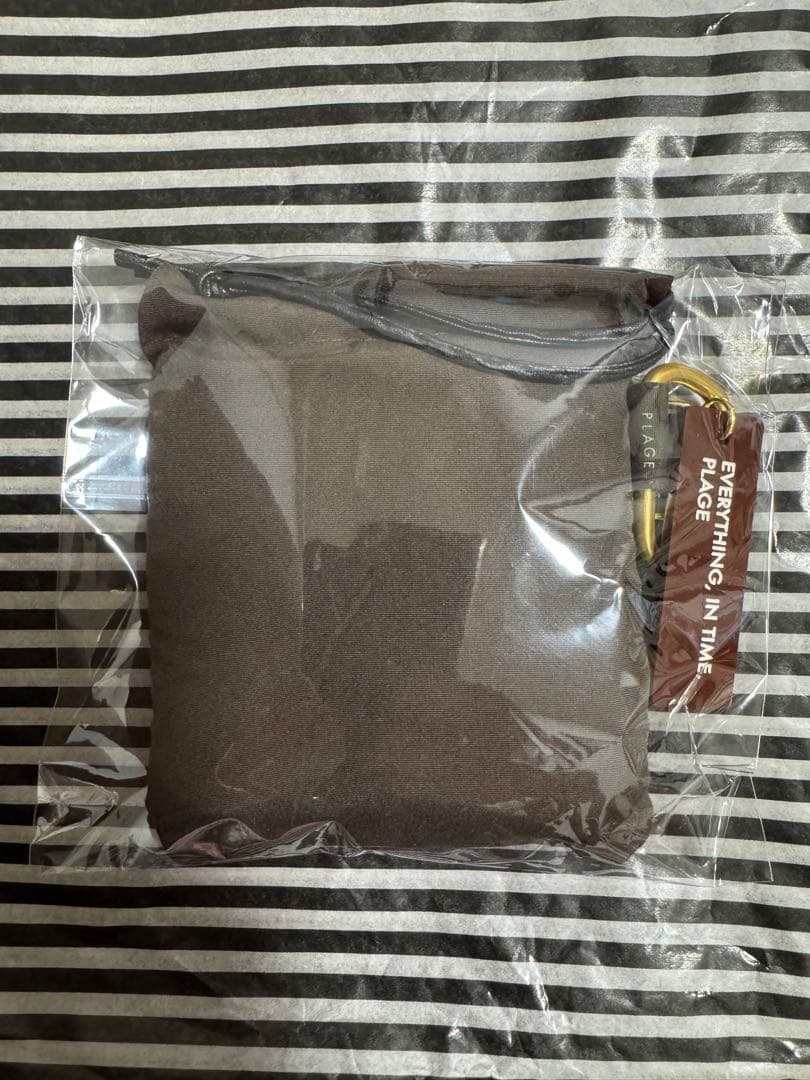 plage ノベルティ エコバッグ ブラウン