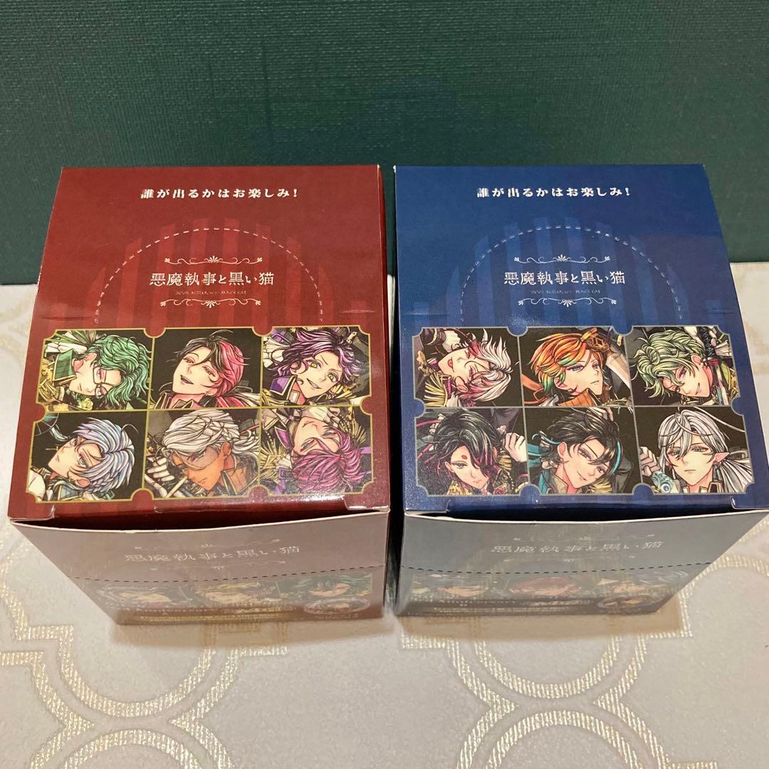 悪魔執事と黒い猫 あくねこ 3周年 缶バッジ コレクション 元箱 空箱