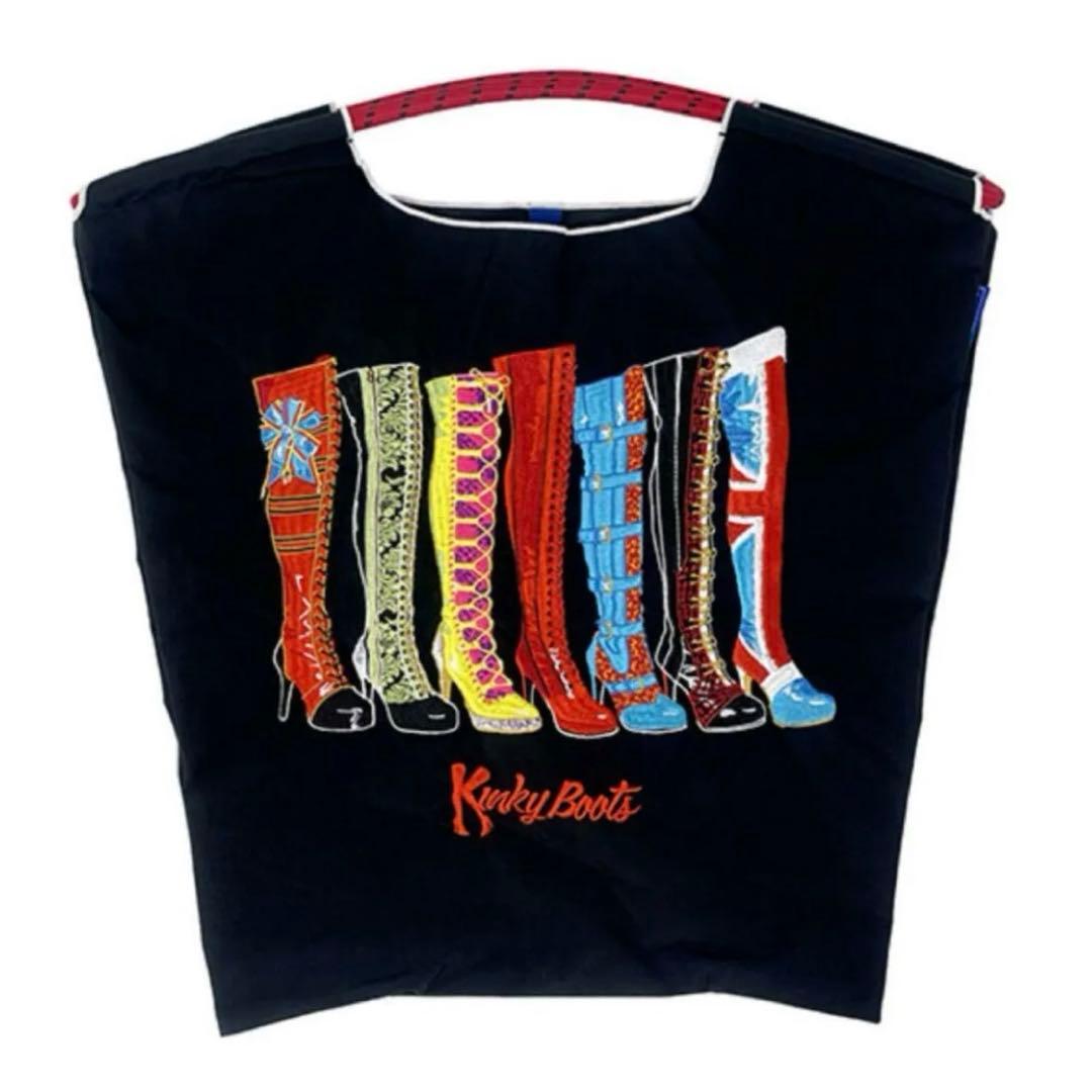 キンキーブーツ 　エコバッグ　ボールアンドチェーン Ball&Chain　　 黒 Ball&Chainコラボトート（ブラック） | ブロードウェイミュージカル