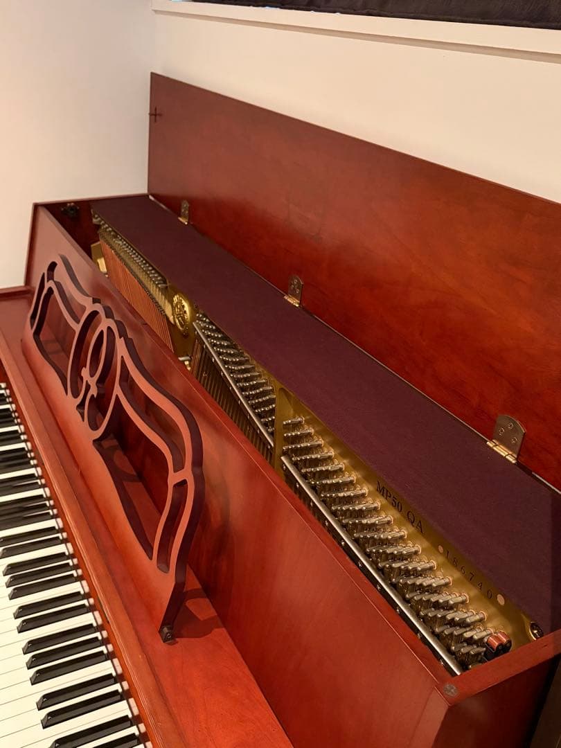 ☆美品綺麗☆USA YAMAHA ヤマハ アップライトピアノ 猫足☆調律回数