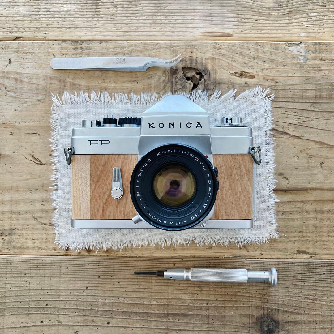 【修理&カスタマイズ】Konica FP / Hexanon 52mm F1.8 KONICA HEXANON 52mm F1.8 カビだらけでピント固着のジャンク品を