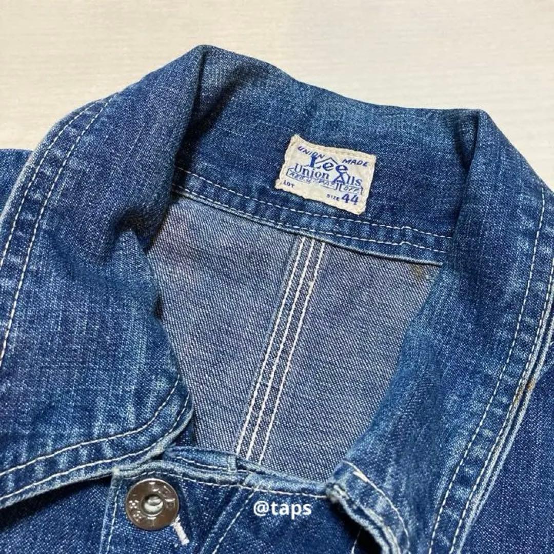 30s〜Lee リーユニオンオールズハウスマークタグ デニムオールインワン