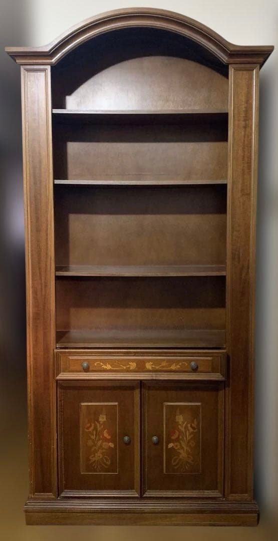 【昭和レトロ】ブックシェルフ 飾り棚 本棚 ダークブラウン ブックシェルフB／ダークブラウン 本棚・絵本棚・マガジンラック SG