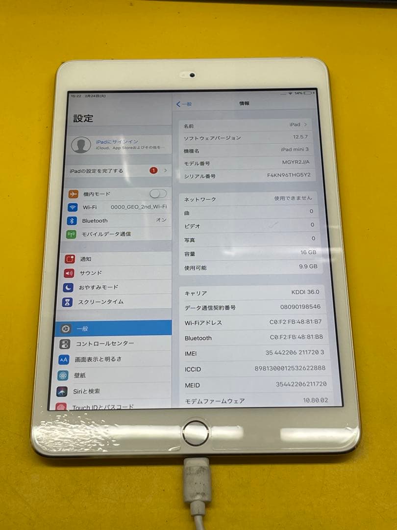 iPad mini 3 16GB MGYR2J - メルカリ