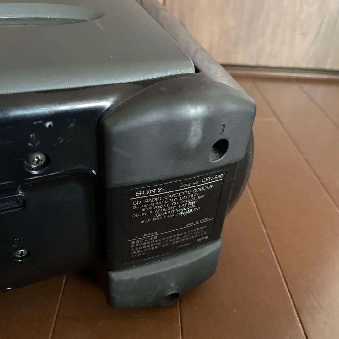 レア】稼働品 SONY WIDDIT CFD-980 ポータブル CDカセット - メルカリ