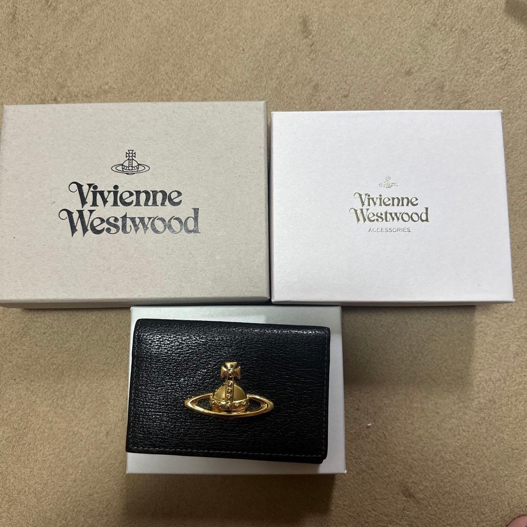 ヴィヴィアンウエストウッド　ビジネスカード入れ　名刺入れ　カードケース　黒 ヴィヴィアンウエストウッド VIVIENNE WESTWOOD カードケース 名刺入れ