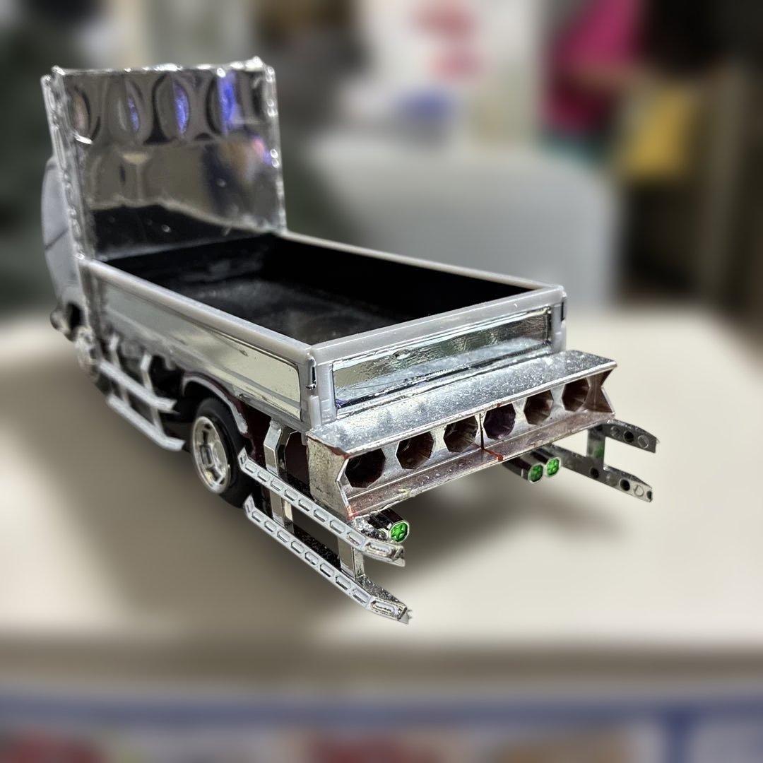 楽プラHINO トラック 1/32完成品2台素人作 - メルカリ