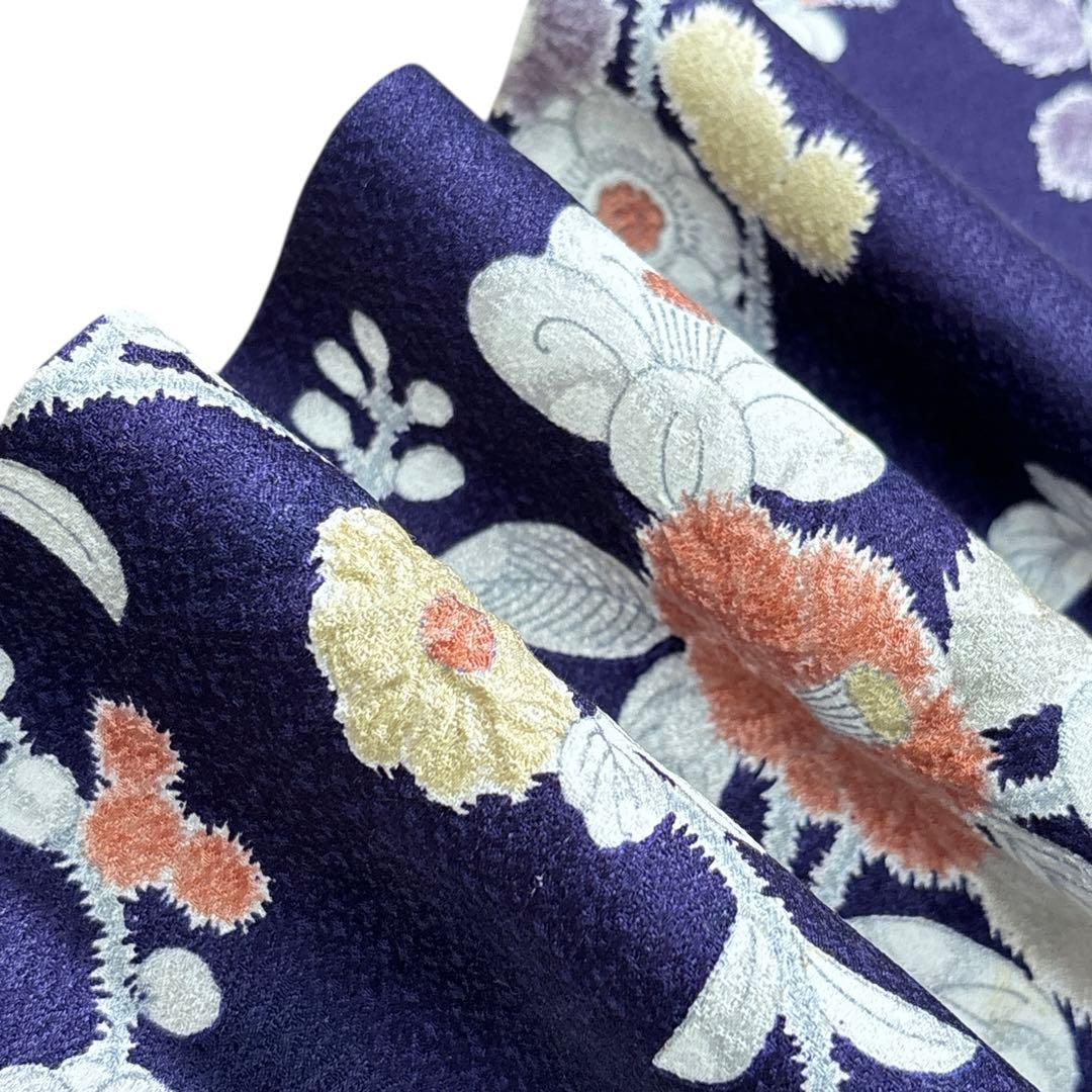 A112愛華 着物 小紋 絞り 辻ヶ花 正絹 美品 身丈162cm - メルカリ