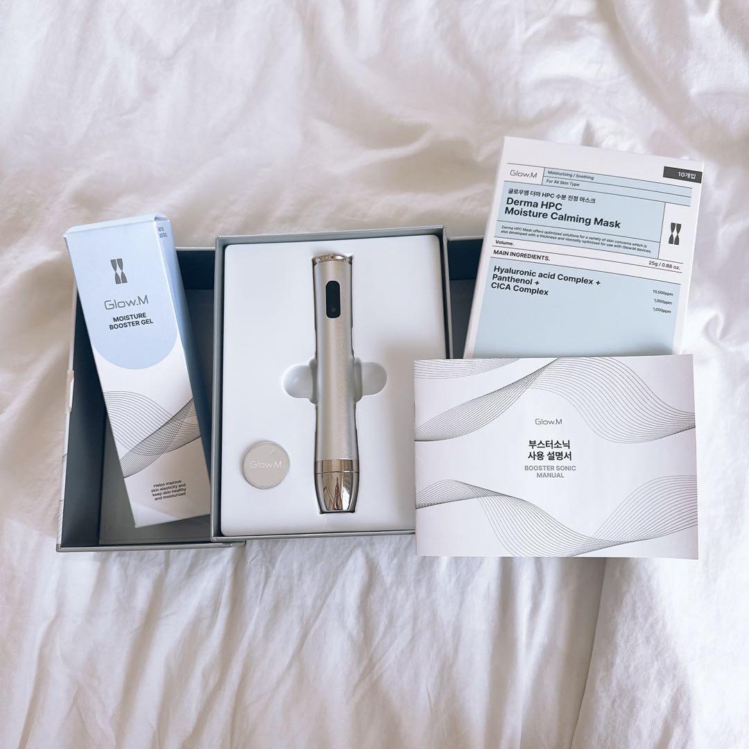 【美品訳アリ】glow.m グローエム ブースターソニック　美顔器 楽天市場】Glow.M Booster Sonic GM-001 美顔器 グローエム ブースター