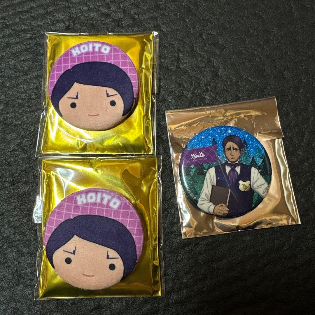 ゴールデンカムイ 森の星空カフェ グリッター缶バッジ 鯉登音之進 鯉登