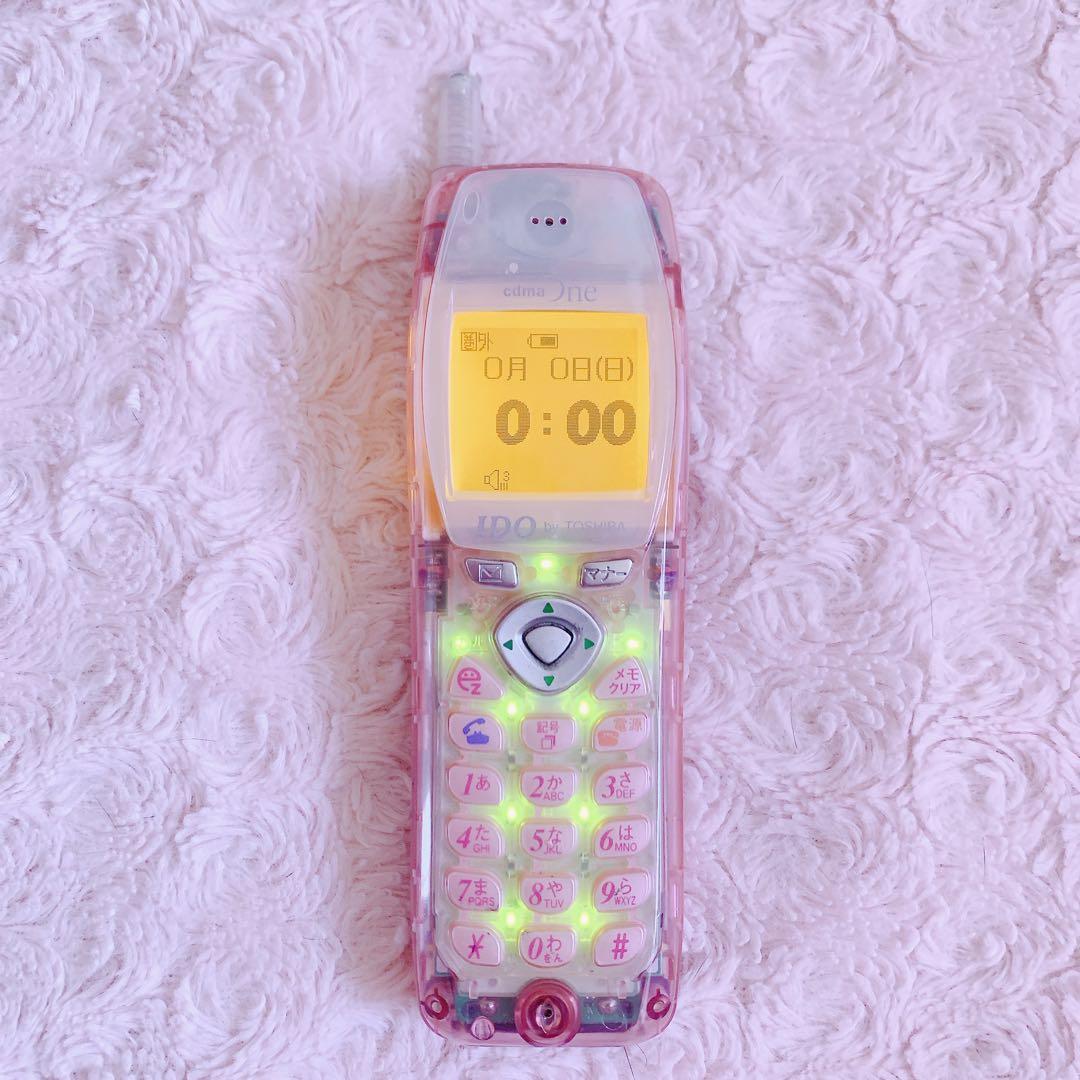 ⭐︎超希少⭐︎ IDO C301T ガラケー スケルトン 実機　平成レトロ ⭐︎超希少⭐︎ IDO C301T ガラケー スケルトン 実機 平成レトロ