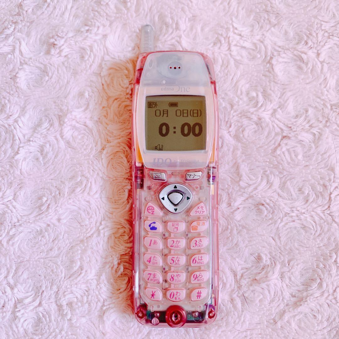 ⭐︎超希少⭐︎ IDO C301T ガラケー スケルトン 実機 平成レトロ