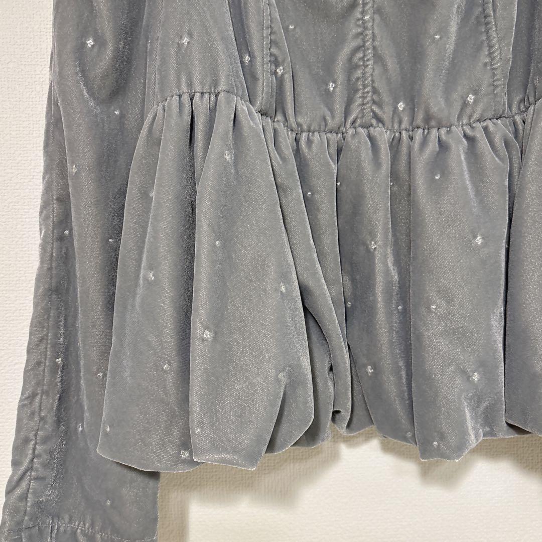 リランドチュール ベロア刺繍ペプラムブラウス ミント - メルカリ