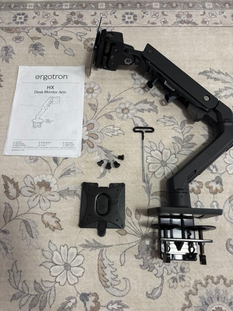 エルゴトロン Ergotron HX 送料無料】 Ergotron エルゴトロン HX デスクデュアルモニターアームの