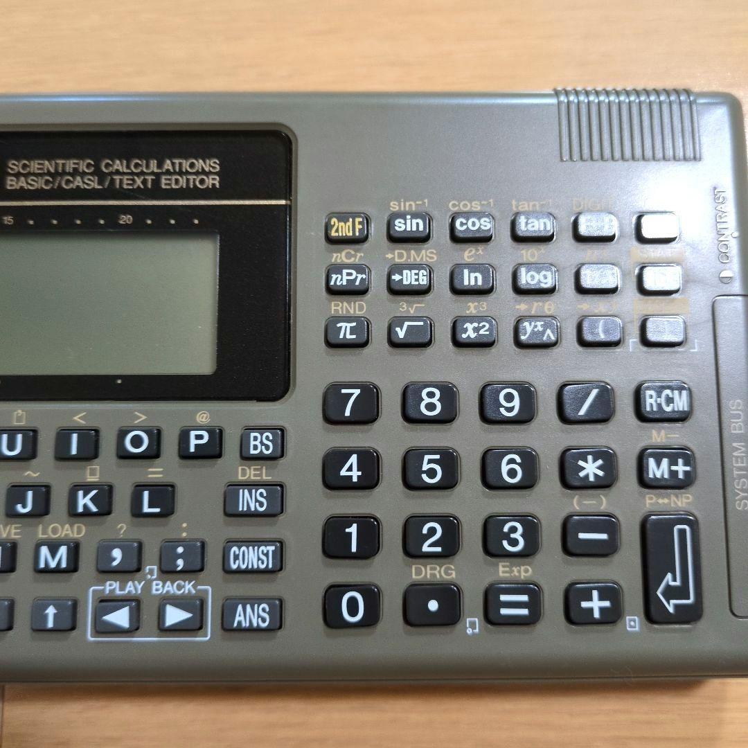 SHARP ポケコン ポケットコンピュータ PC-G820 - メルカリ