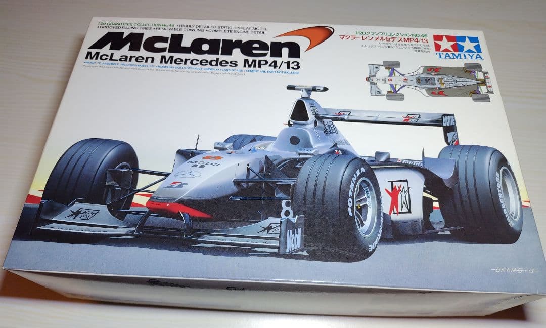 Tamiya McLaren Mercedes MP4/13 プラモデル Tamiya 1/20 F1 McLaren MERCEDES Mp4/13 | eBay