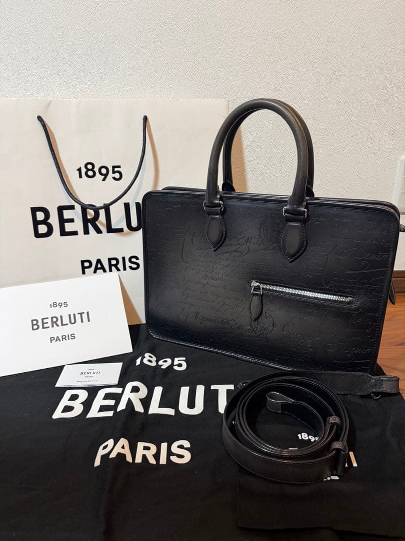 三連休値下　定価62万berlutiベルルッティ アンジュールミニブリーフケース BERLUTI/ベルルッティ通販 | アンジュール スモール スクリットレザー
