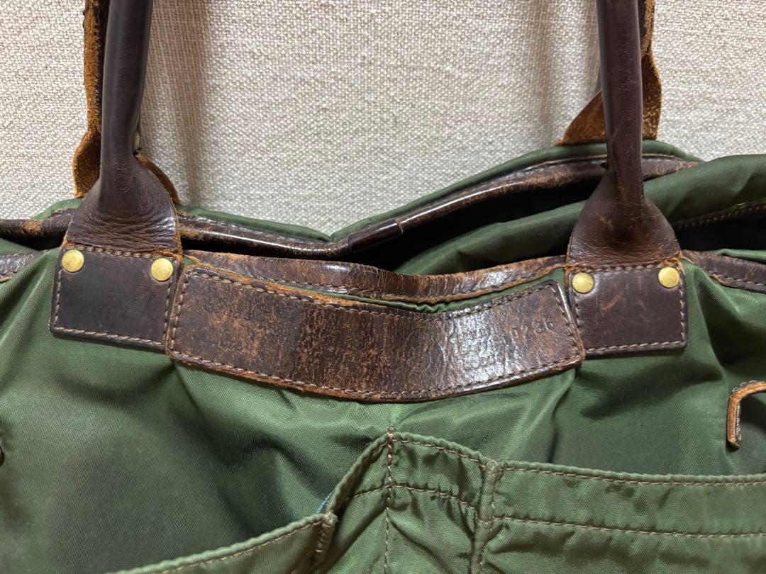 Felisi フェリージ 9236 ナイロン レザー トートバッグ カーキ - メルカリ