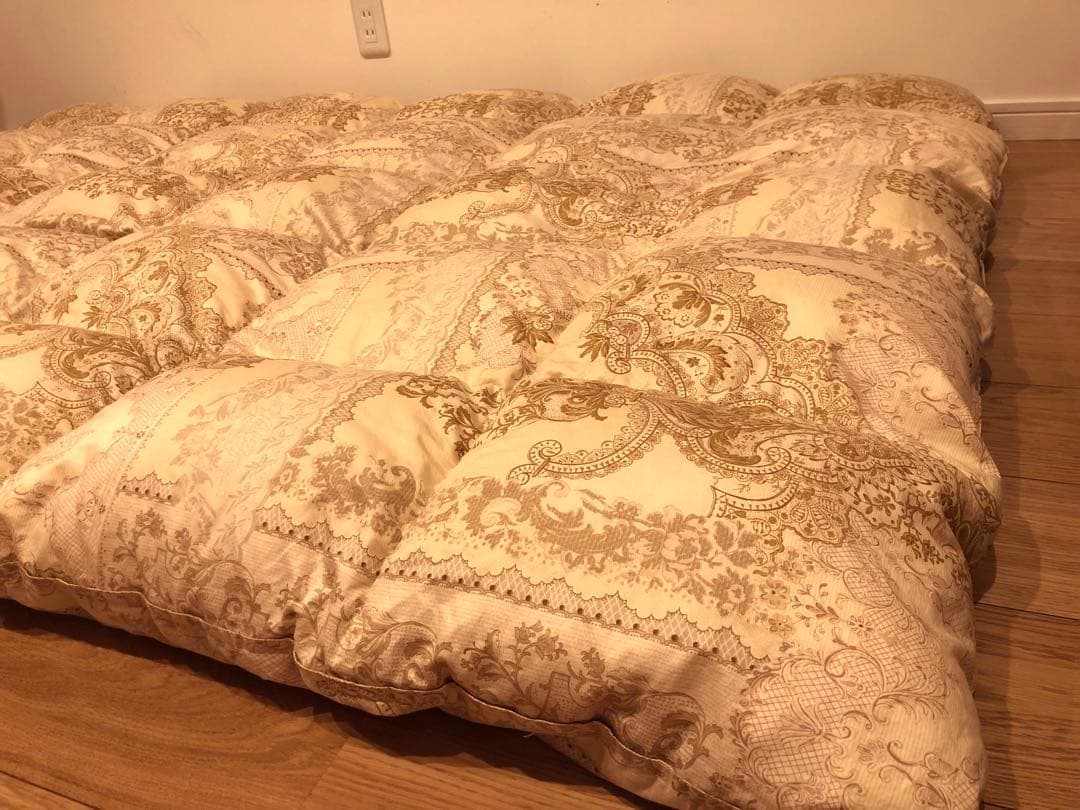 東京西川 超長綿100% ハンガリー産マザーグースダウン93% 1.2k 一層