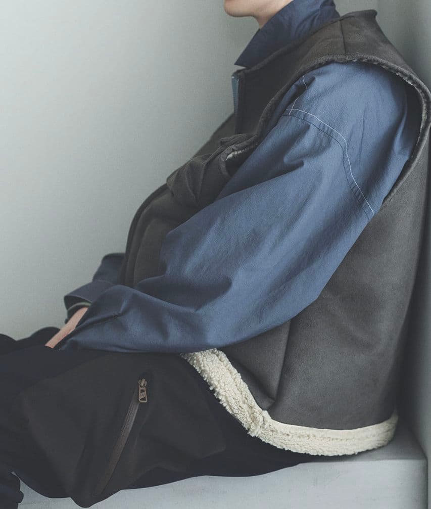 新品】F/CE. FAUX SHEARLING VEST ムートン Lsize - メルカリ