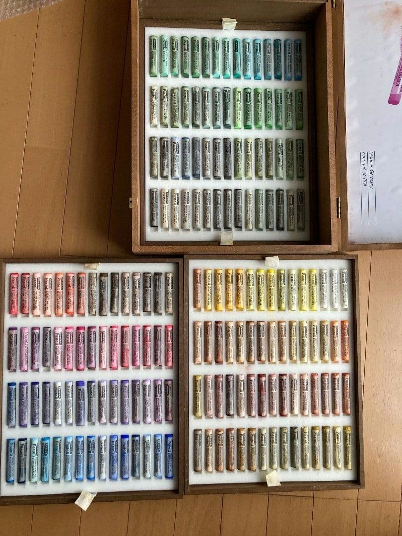 【未使用】Schmincke（シュミンケ）社製 高品質なソフトパステルセット シュミンケ ソフトパステル45色木箱セット | 画材ショップ楽屋