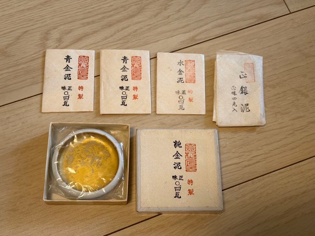 遺品整理　純金泥　青金泥　水金泥 純金泥 鉄鉢入 | 材料を探す | 堀金箔粉（HORIKIN）