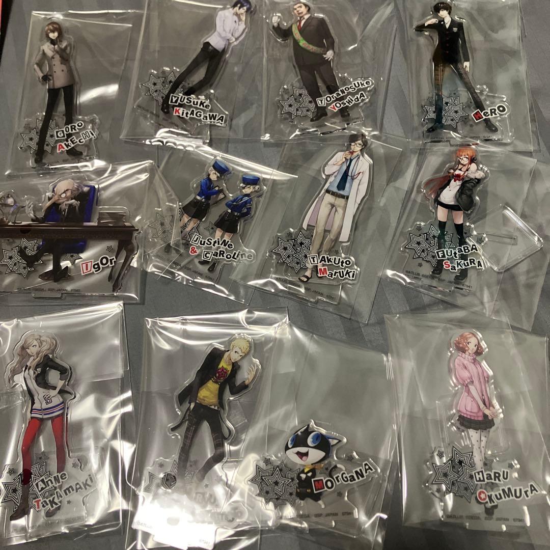 一番くじ ペルソナ5 F賞 アクリルスタンド 12点セット 主人公 明智