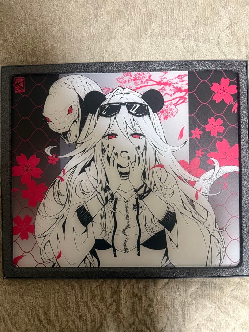Uncle Panda 巴　ガラスマウスパッド　初回生産限定版 Uncle Pandaのガラス製ゲーミングマウスパッド「Blue」 - AKIBA PC
