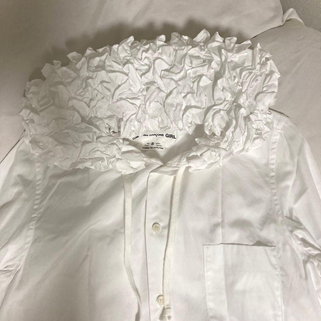 コムデギャルソンガール フリルフード付き ブラウス シャツ - メルカリ