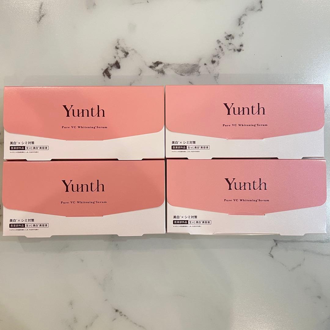 新品未使用Yunth Pure VC Whitening Serum 4個セット Yunth Pure VC Whitening Serum 28包×4 - メルカリ