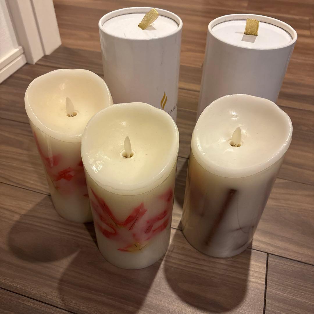 ルミナラ　キャンドル 3個セット ルミナラLEDキャンドルセット【レンタル / 往復送料・保証金￥11,000