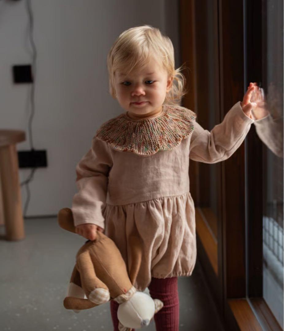 kalinka ロンパース　18m 9月中限定出品 ナイロンタスランギャザーワンピース|LANVIN en Bleu | レリアン公式