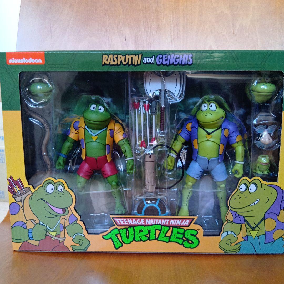 ネカ　ミュータントタートルズ ラスポーチン　ゲンジス neca TMNT Amazon.com: NECA Teenage Mutant Ninja Turtles 7