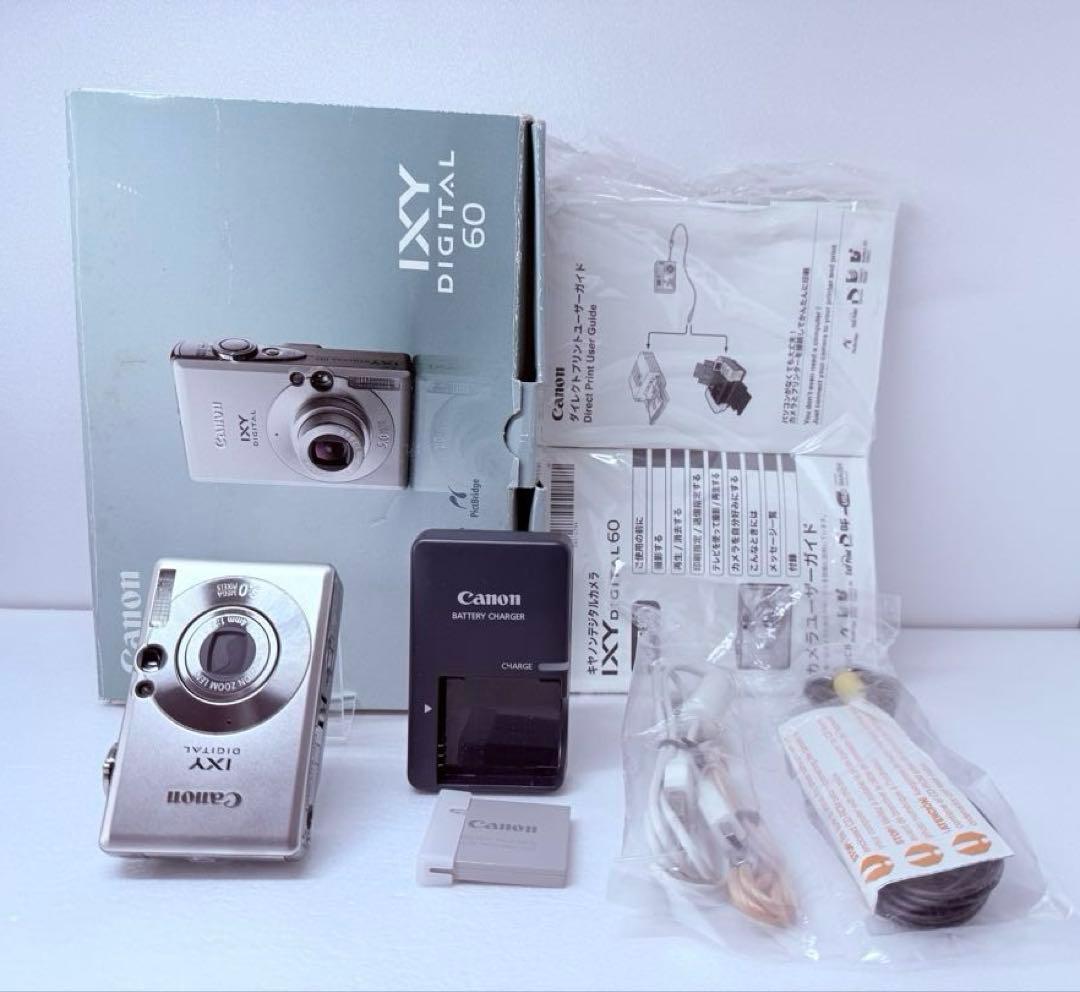Canon IXY DIGITAL 60 コンパクトデジタルカメラ キヤノン Canon IXY DIGITAL 60 / 5.8-17.4mm F2.8-4.9 シルバー