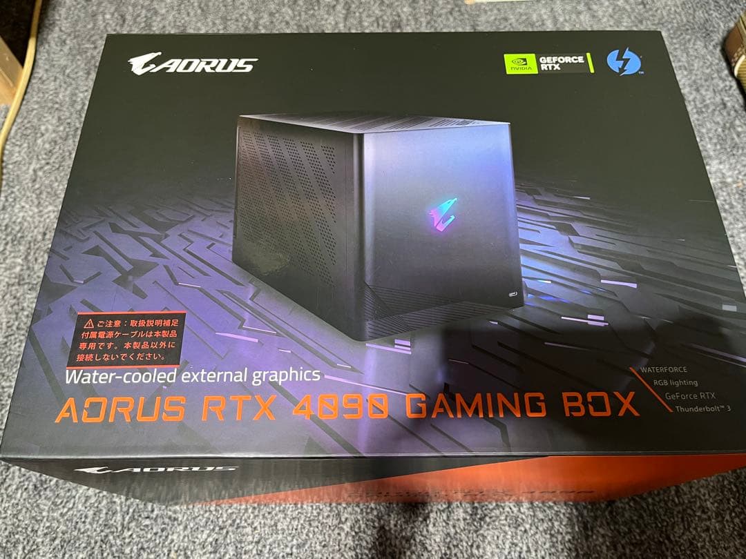 その他 AORUS RTX 4090 GAMING BOX Gigabyte Launches RTX 4090 Gaming Box That Plugs Into Your Laptop