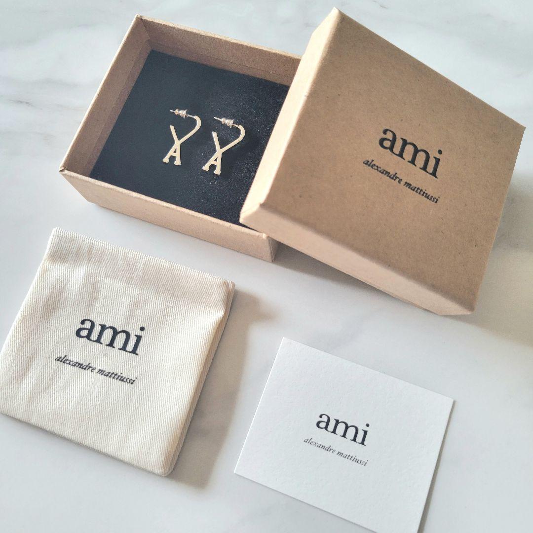 新品未使用】AMI PARIS/ スモールフープピアス 両耳 SL - メルカリ