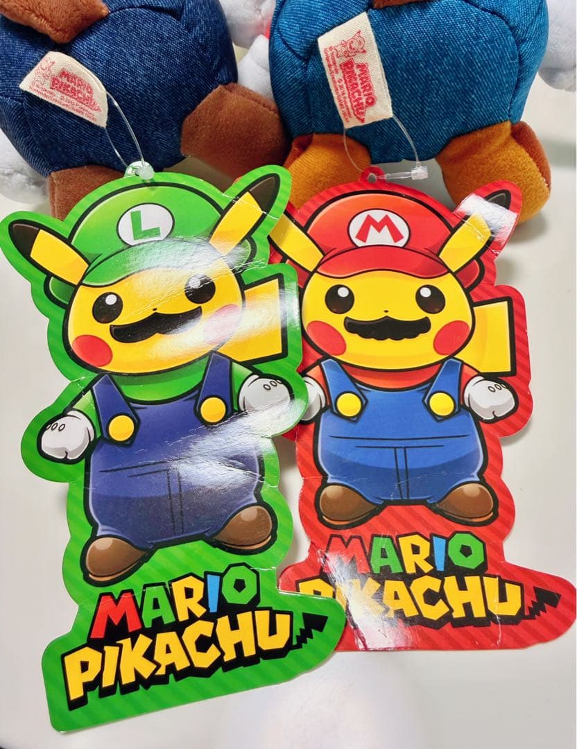 マリオピカチュウ ルイージピカチュウ ぬいぐるみ ポケモン - メルカリ