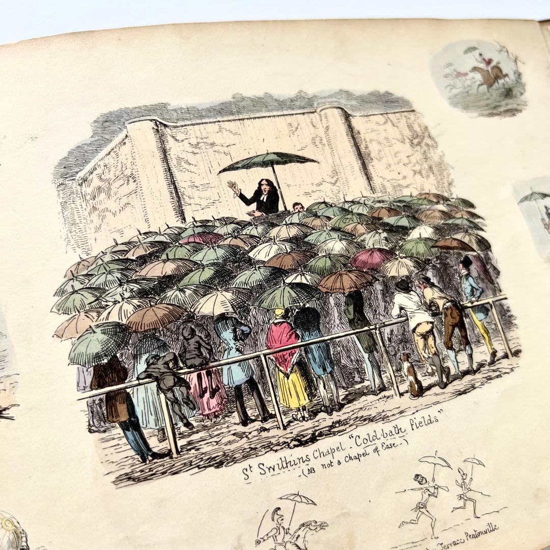 My Sketch Book⠀クルックシャンク⠀1830年代 希少 アンティーク