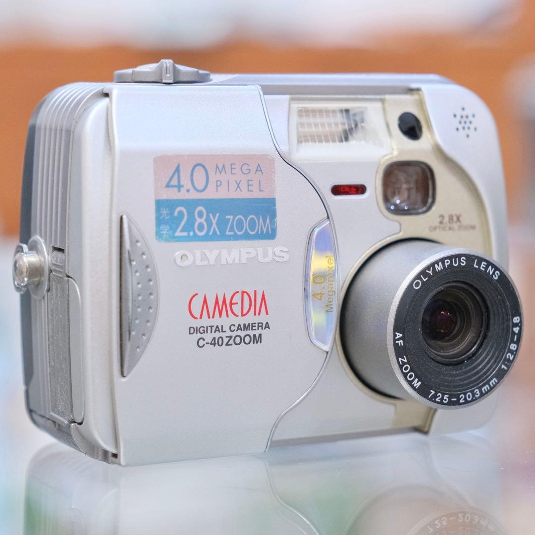 美品 動作品 デジカメ 平成レトロ Y2K CCD OLYMPUS C-40 - メルカリ