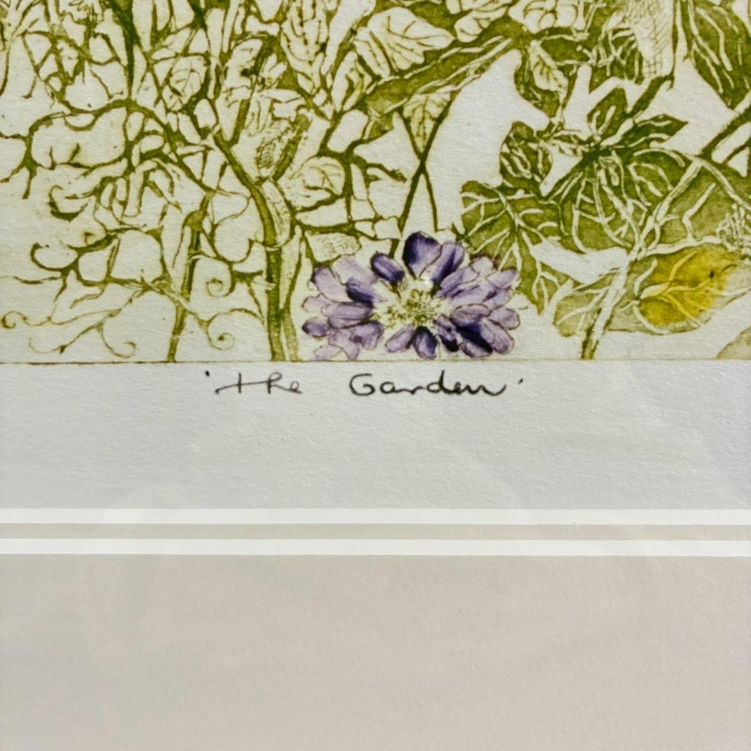 美品 ジョアン・アイザック「The Garden」ジクレー 直筆サイン・保証書