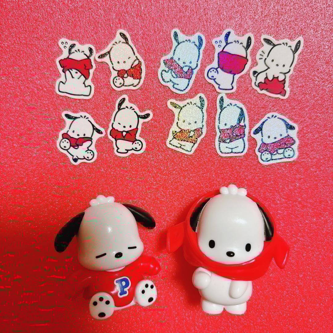 ポチャッコ シークレットマスコット フレークシール - メルカリ