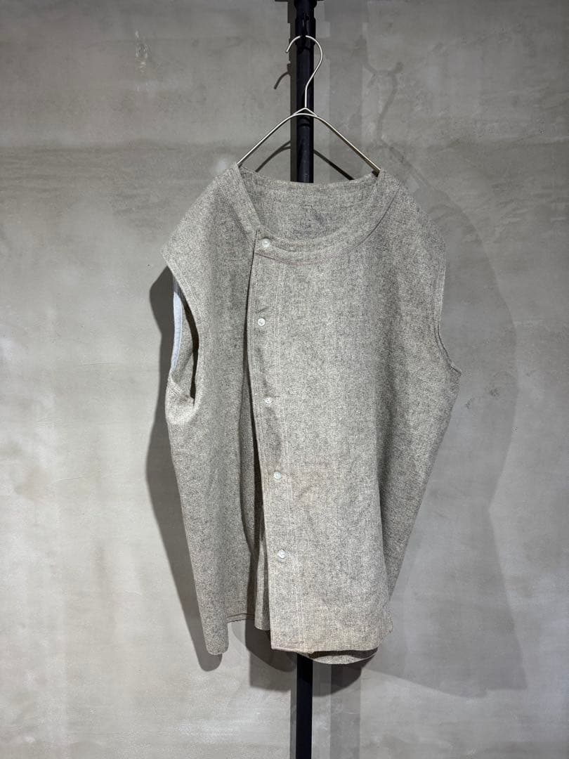 Vintage French farmers vest euro ユーロ 40s 40年代 ユーロ EURO ヨーロッパ フランス フレンチ ベージュ 生成