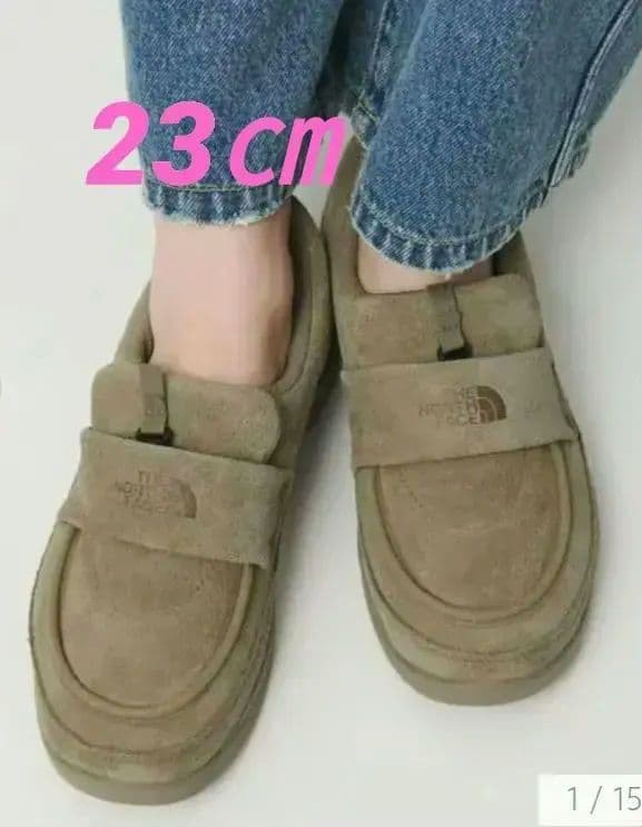 THE NORTH FACE　スエード ヌプシ ローファー 23㎝(5) 美品 THE NORTH FACE（ザ ノースフェイス） ノースフェイス ヌプシ