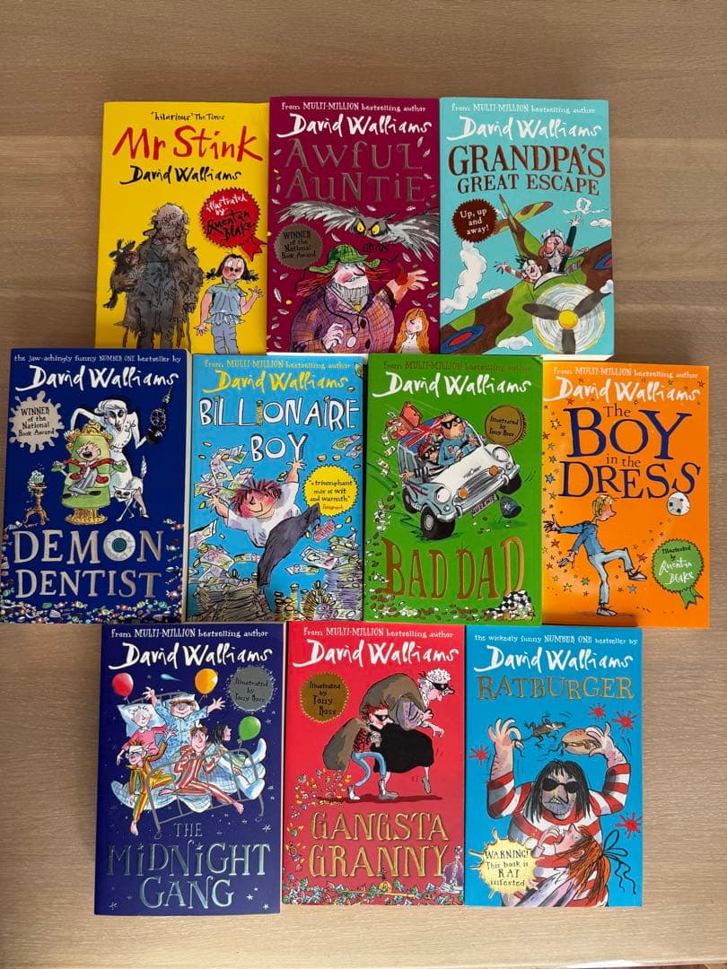 David Williams 児童書10冊セット。 ベストセラー 英語多読 - メルカリ