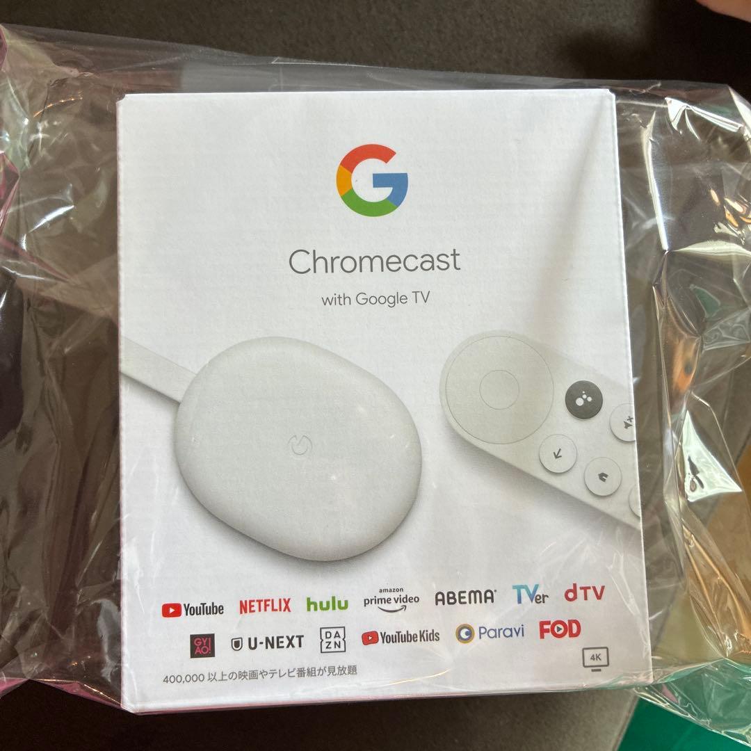 【未開封】Chromecast with Google TV Chromecast with Google TV - Streaming Entertainment with Voice