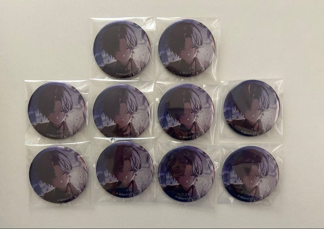 プロセカ グリッター缶バッジ グリ缶 42A ホワイトデー 朝比奈まふゆ