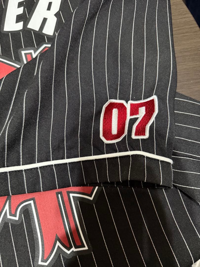 ベビモン BABYMONSTER ベースボールシャツ Lサイズ 黒 ブラック Amazon