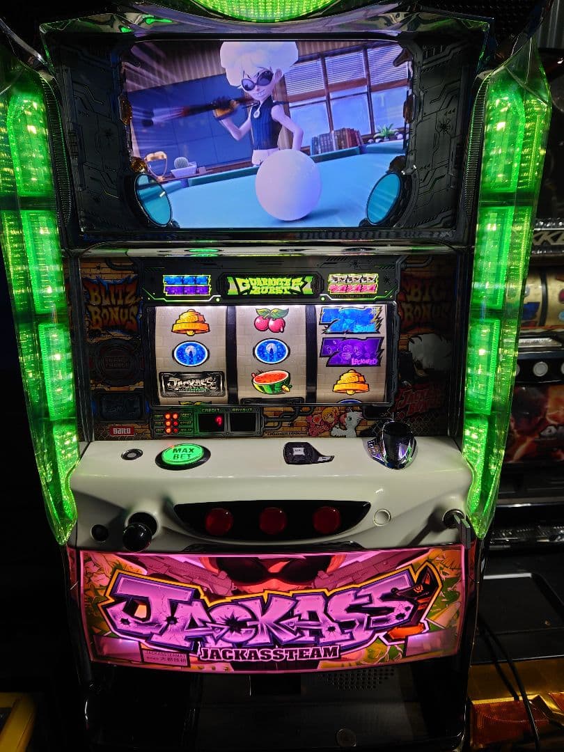 パチスロ　実機　ジャッカスチーム Yahoo!オークション - 大都技研 ジャッカスチーム スロット 実機 パチ