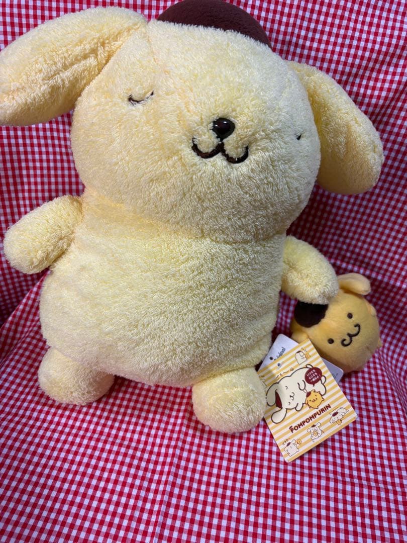 ポムポムプリン ミニプリン ぬいぐるみ ポムポムプリン もちもちぬいぐるみボールチェーン｜夢屋